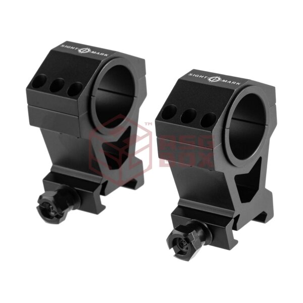 Sightmark Tactical Mounting Rings – Extra-High Height Picatinny Rings 1 inch / 30mm Black