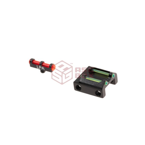 LPA Fiber Optic Sights Set for 6-8mm Shotgun Ribs BSS