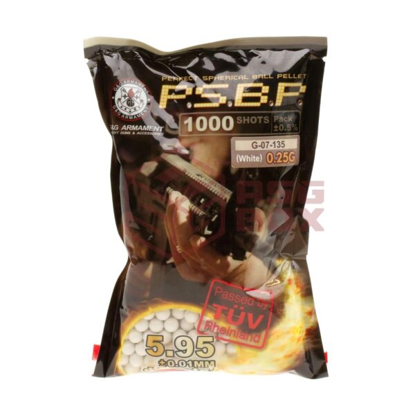 0.25g Perfect BBs 1000rds White