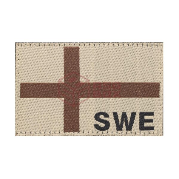 Clawgear Sweden Flag Patch Desert