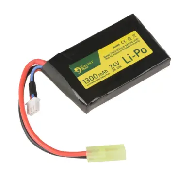 asgbox.pl - Akumulator LiPo 7.4V 1300mAh 1-modułowy 20/40C; Tamiya mały