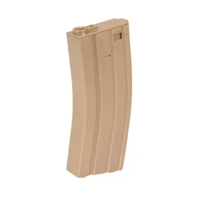 asgbox.pl - Magazynek mid-cap 100 kulek do replik typu M4/M16 - tan