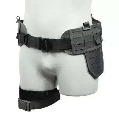 asgbox.pl - Pas taktyczny Laser-Cut z panelem udowym - Primal Grey