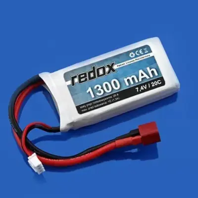 asgbox.pl - Akumulator Redox LiPo 1300mAh 7