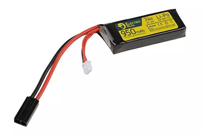 Akumulator LiPo 7,4V 950mAh 25/50C OD-G-ELR-06-008312-00 asgbox.pl asgbox.pl - Akumulator LiPo 7