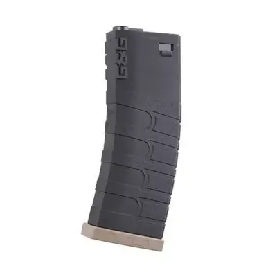 asgbox.pl - Magazynek mid-cap 120 kulek do M4/M16 (5 sztuk) - czarny/tan