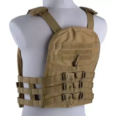 asgbox.pl - Kamizelka typu plate carrier z odpinanym panelem - tan