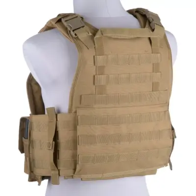 asgbox.pl - Kamizelka taktyczna typu Plate Carrier - tan