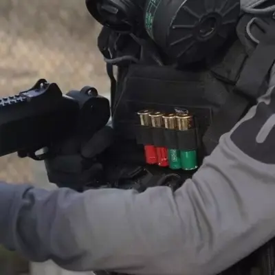 asgbox.pl - Ładownica Sticker do strzelb - tan