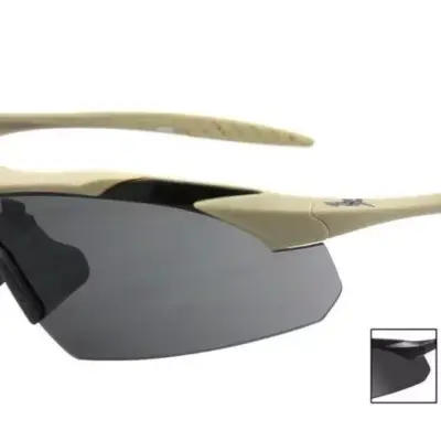 asgbox.pl - Okulary Wiley X® Vapor Grey/Clear - Tan Frame