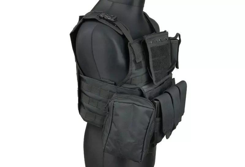 Kamizelka typu Plate Carrier - czarna OD-G-GFT-18-000954-00 asgbox.pl asgbox.pl - Kamizelka typu Plate Carrier - czarna