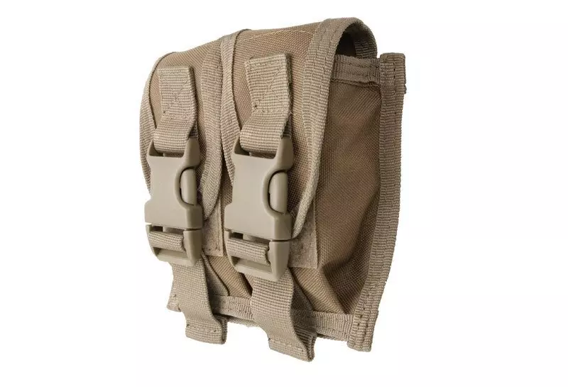 Podwójna ładownica na granat - TAN OD-G-GFT-19-003571-00 asgbox.pl asgbox.pl - Podwójna ładownica na granat - TAN