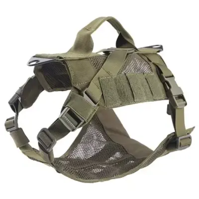 Szelki taktyczne dla psa - tan OD-G-PRI-18-021093-00 asgbox.pl