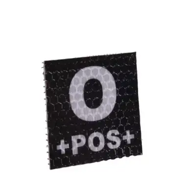 asgbox.pl - Naszywka IR z grupą krwi: 0 POS