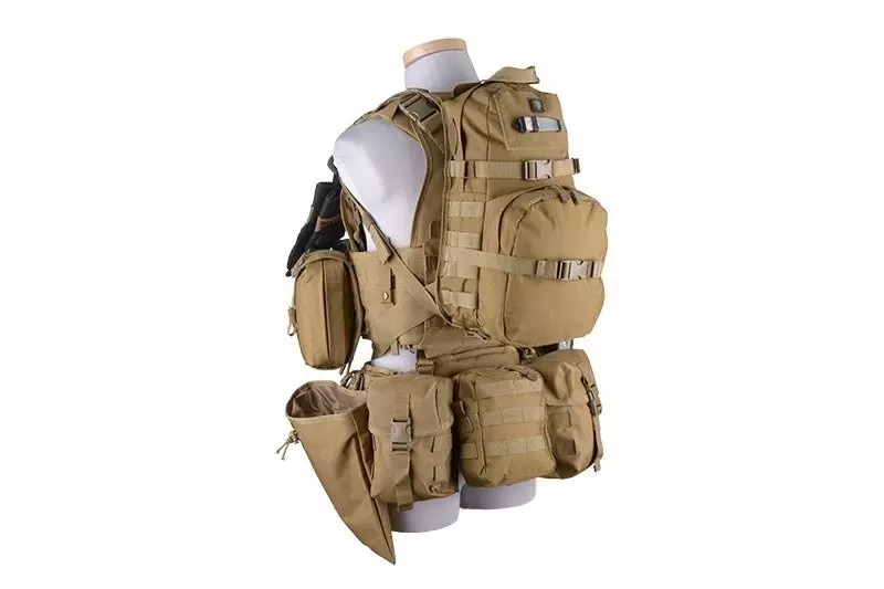 Kamizelka taktyczna typu Plate Carrier - tan OD-G-GFT-18-018406-00 asgbox.pl Kamizelka taktyczna typu Plate Carrier - tan - obrazek 2