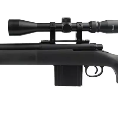 asgbox.pl - Replika karabinu snajperskiego MB4404D - z lunetą i dwójnogiem