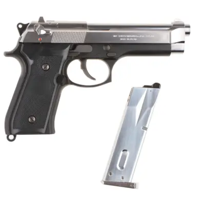 asgbox.pl - Replika pistoletu M92F Military Model (srebrny zamek)