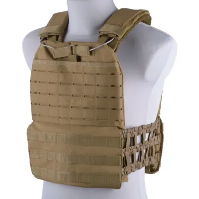 asgbox.pl - Kamizelka typu plate carrier molle/laser-cut - tan