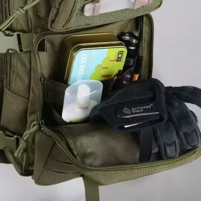 Alternative view of Plecak typu Assault Pack Laser-Cut USB - oliwkowy