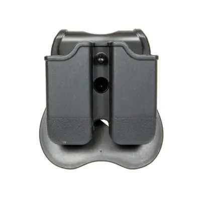 asgbox.pl - Ładownica na 2 magazynki pistoletowe (Glock / Sig ) - czarna