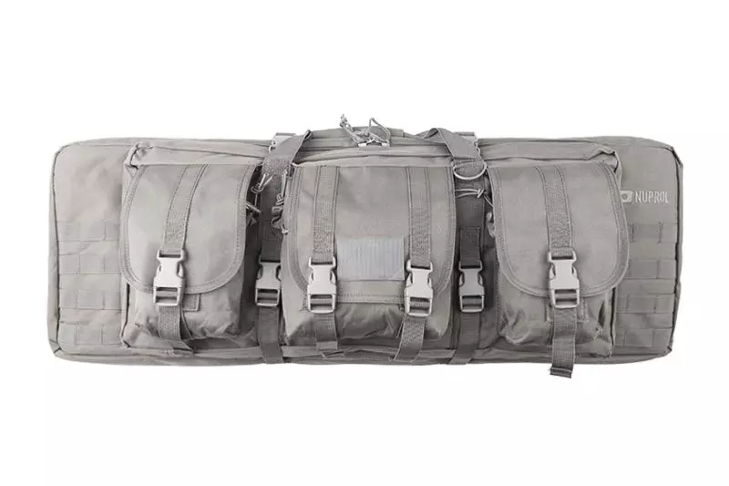 Podwójny pokrowiec na broń NBS 880mm - szary OD-G-WEE-22-017610-00 asgbox.pl asgbox.pl - Podwójny pokrowiec na broń NBS 880mm - szary