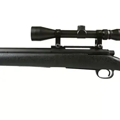 asgbox.pl - Replika karabinu snajperskiego SW-04 (z lunetą i dwójnogiem) - czarny