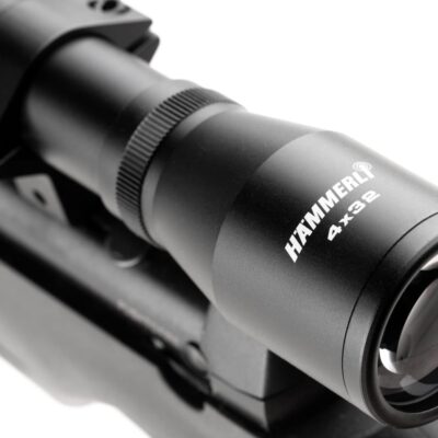 Hämmerli Black Force 400 Combo 4.5mm Spring Airgun Black OD-TM-12592206000 2.4379 asgbox.pl