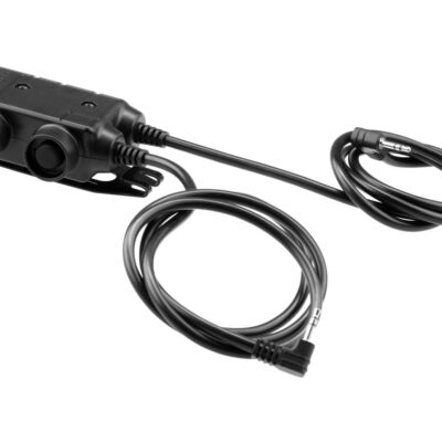 Earmor M56 Dual Comm Tactical PTT for 2x Motorola Talkabout Black OD-TM-12732806000 asgbox.pl