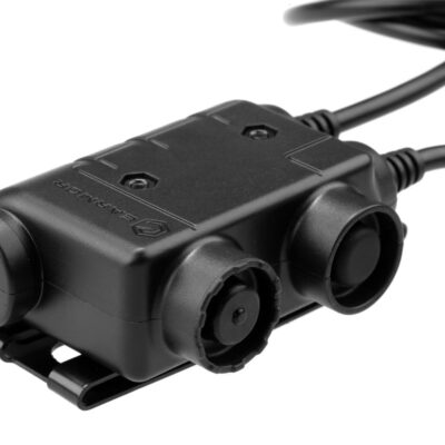 Earmor M56 Dual Comm Tactical PTT for 2x Motorola Talkabout Black OD-TM-12732806000 asgbox.pl