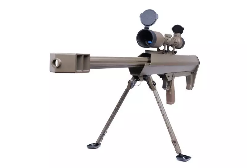 Replika karabinu snajperskiego SW-01 (z lunetą) - tan OD-G-SWL-03-011984-00 asgbox.pl asgbox.pl - Replika karabinu snajperskiego SW-01 (z lunetą) - tan