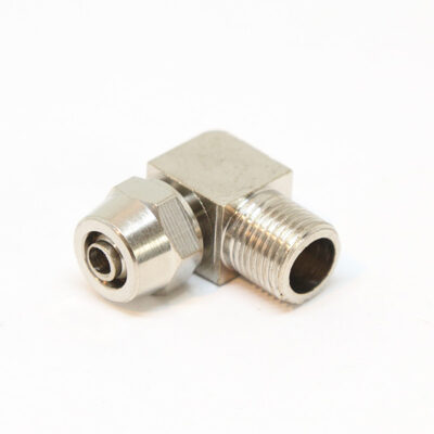 EPeS screw coupling for 6mm hose - right angle (external thread 1/8NPT)