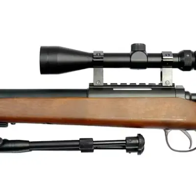 MB03EL + dwójnóg teleskopowy + luneta z montażem