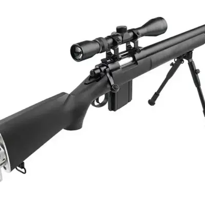 Alternative view of Replika karabinu snajperskiego MB4404D - z lunetą i dwójnogiem