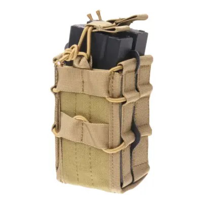 Alternative view of Podwójna uniwersalna ładownica Open II na magazynki - tan