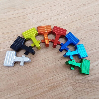 CNC aluminium bolt catch for M4 - B