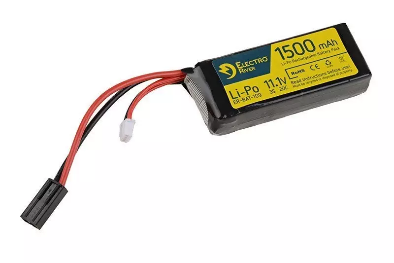 Akumulator LiPo 11,1V 1500mAh 20/40C OD-G-ELR-06-008306-00 asgbox.pl asgbox.pl - Akumulator LiPo 11