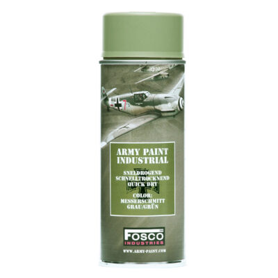 ARMY camouflage paint spray 400 ml MESSERSCHMITT GRAU/GRÜN