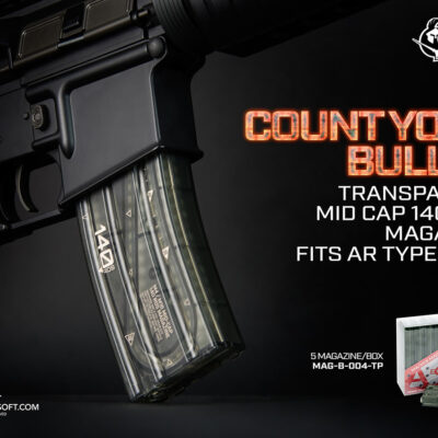 M4 140Rds Magazine For AEG (1PC) - Transparent OD-A-ARES080 asgbox.pl