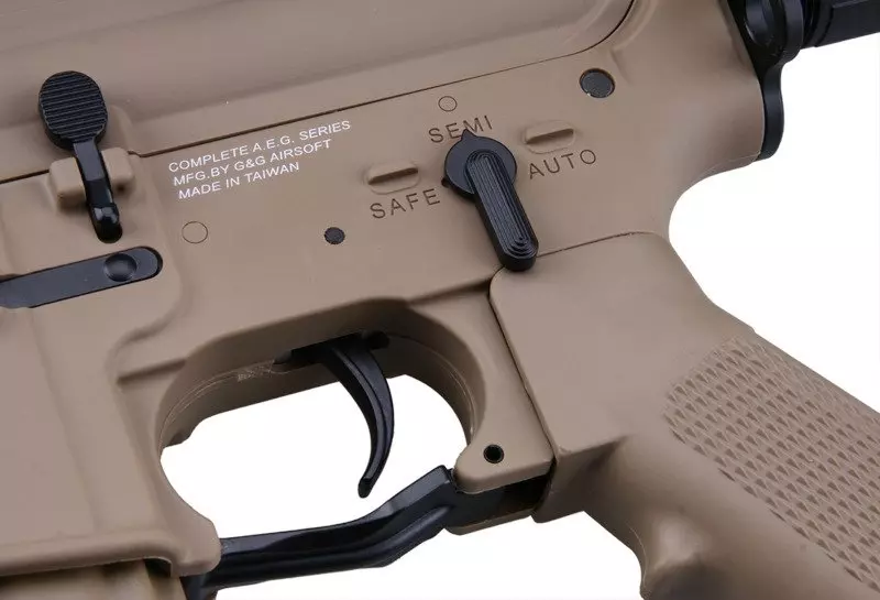 Replika karabinka G&G GR16 CQW PBB AEG - TAN OD-G-GIG-01-001950-00 asgbox.pl asgbox.pl - Replika karabinka G&G GR16 CQW PBB AEG - TAN