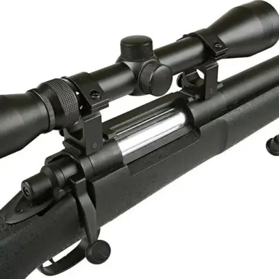 Alternative view of Replika karabinu snajperskiego SW-04 (z lunetą i dwójnogiem) - czarny