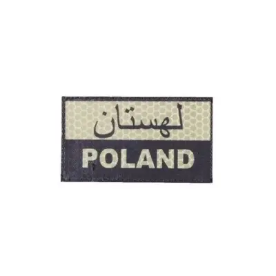 asgbox.pl - Naszywka IR - Flaga Polski Infidel - tan