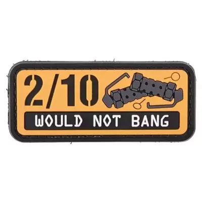 asgbox.pl - Naszywka 3D - Would Not Bang