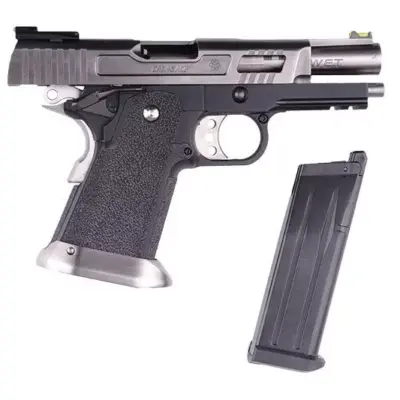 Replika pistoletu Hi-Capa 3.8 Force "Velociraptor" - srebrna OD-G-WET-02-010301-00 asgbox.pl