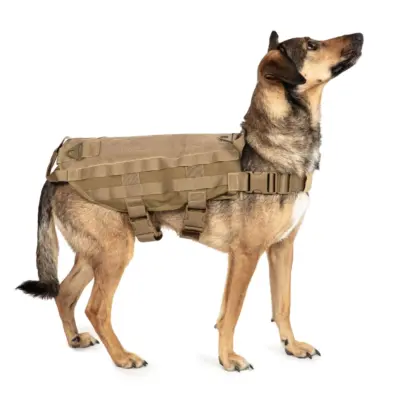 Taktyczna kamizelka dla psa - tan OD-G-PRI-18-017430-04 asgbox.pl