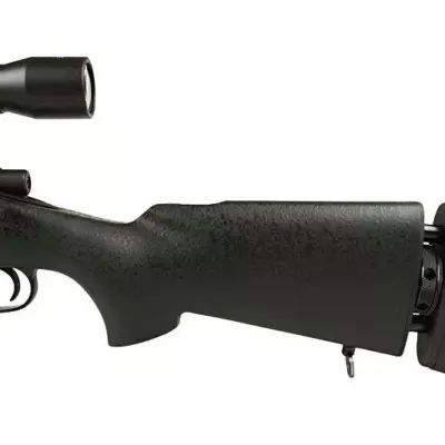 Replika karabinu snajperskiego SW-04 (z lunetą i dwójnogiem) - czarny OD-G-SWL-03-001247-00 asgbox.pl