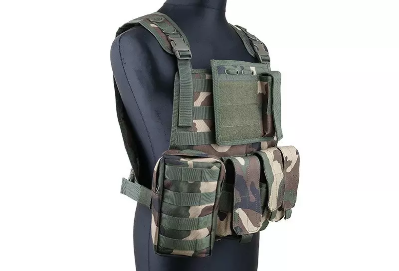Kamizelka taktyczna typu MBSS Plate Carrier - US Woodland OD-G-GFT-18-000362-00 asgbox.pl asgbox.pl - Kamizelka taktyczna typu MBSS Plate Carrier - US Woodland