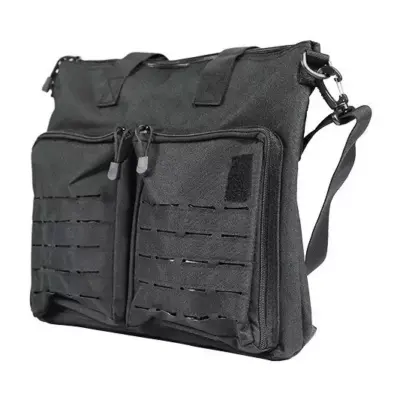 asgbox.pl - Taktyczna torba na laptopa Laser-Cut - czarna