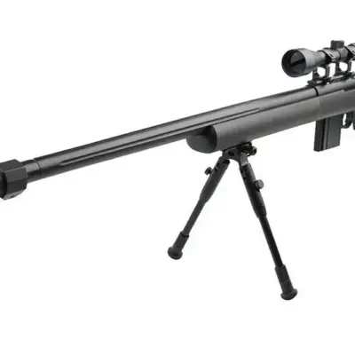 Alternative view of Replika karabinu snajperskiego MB4405D z lunetą i dwójnogiem
