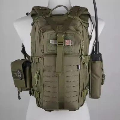 Plecak typu Assault Pack Laser-Cut USB - oliwkowy OD-G-PRI-20-019391-00 asgbox.pl