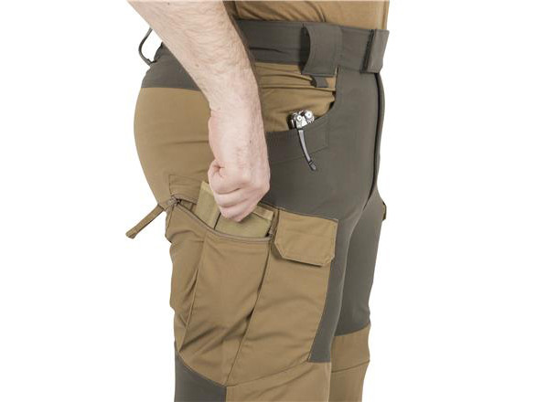 HELIKON HYBRID OUTBACK(R) Pants DuraCanvas(R) - Coyote/Taiga Green OD-A-SP-HOP-DC-1109A-B03 asgbox.pl HELIKON HYBRID OUTBACK(R) Pants DuraCanvas(R) - Coyote/Taiga Green - obrazek 6